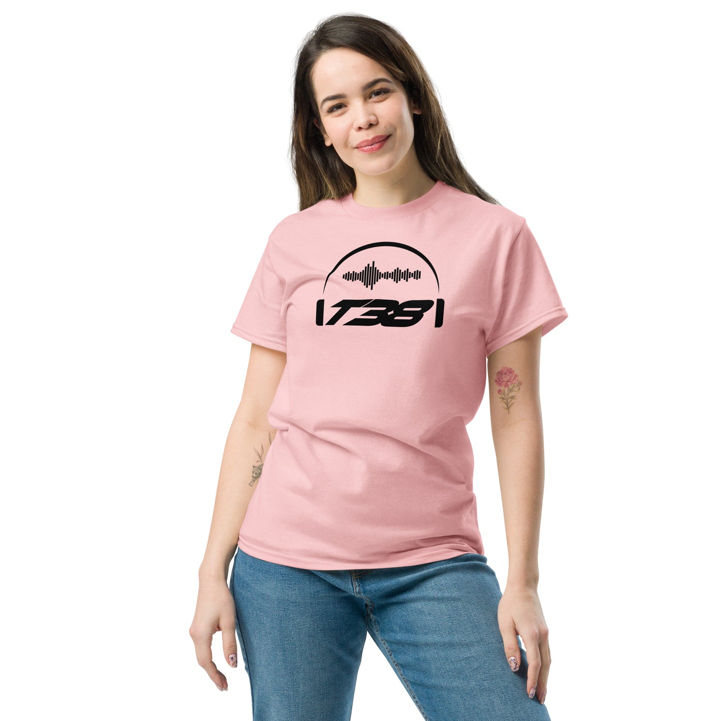 T38 logo black Unisex classic tee T-shirt