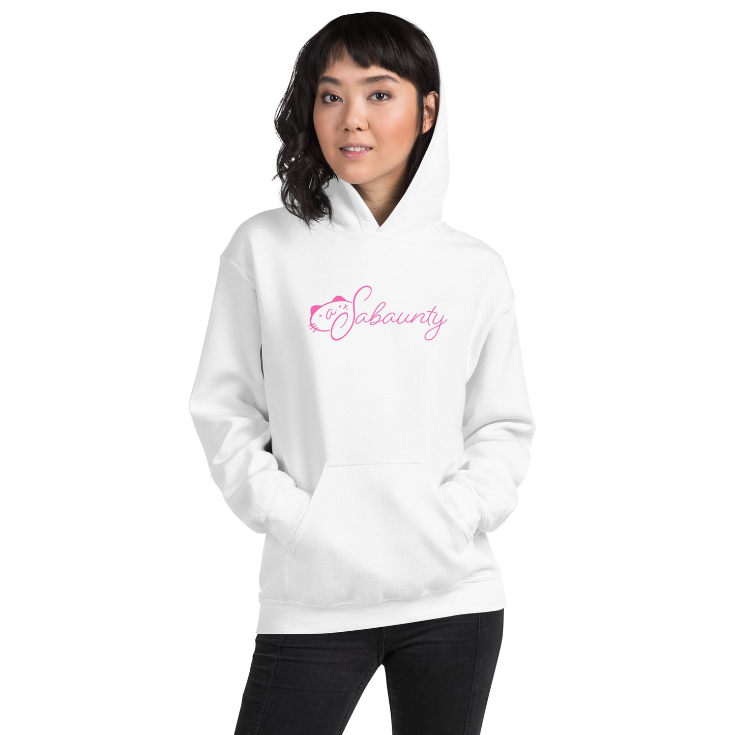 Cat Sabaunty pink logo Unisex Hoodie