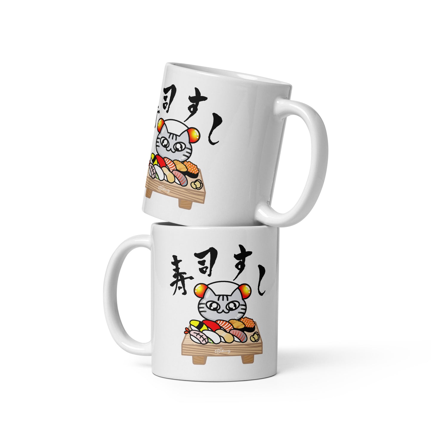 Sushi Lover Cat Sabaunty Funny mug