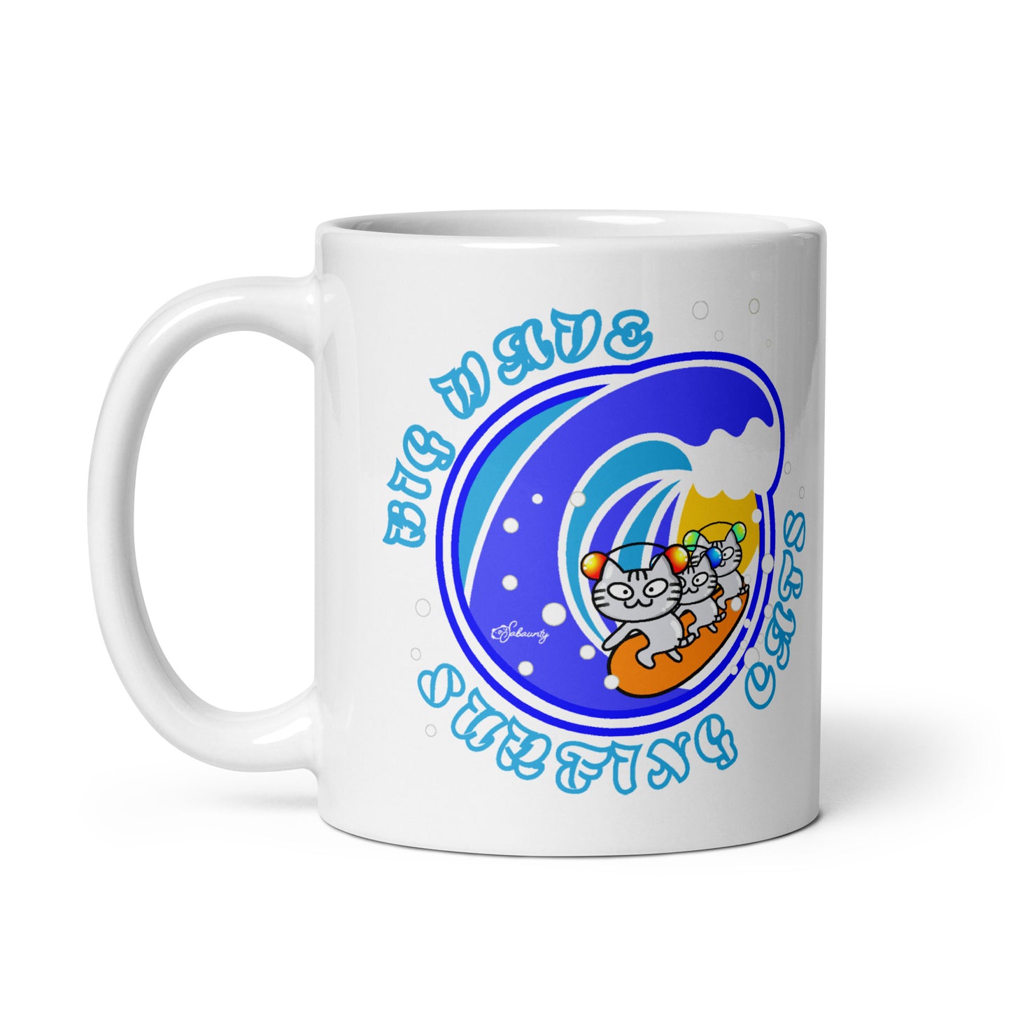 Surf Cat Sabaunty Funny mug