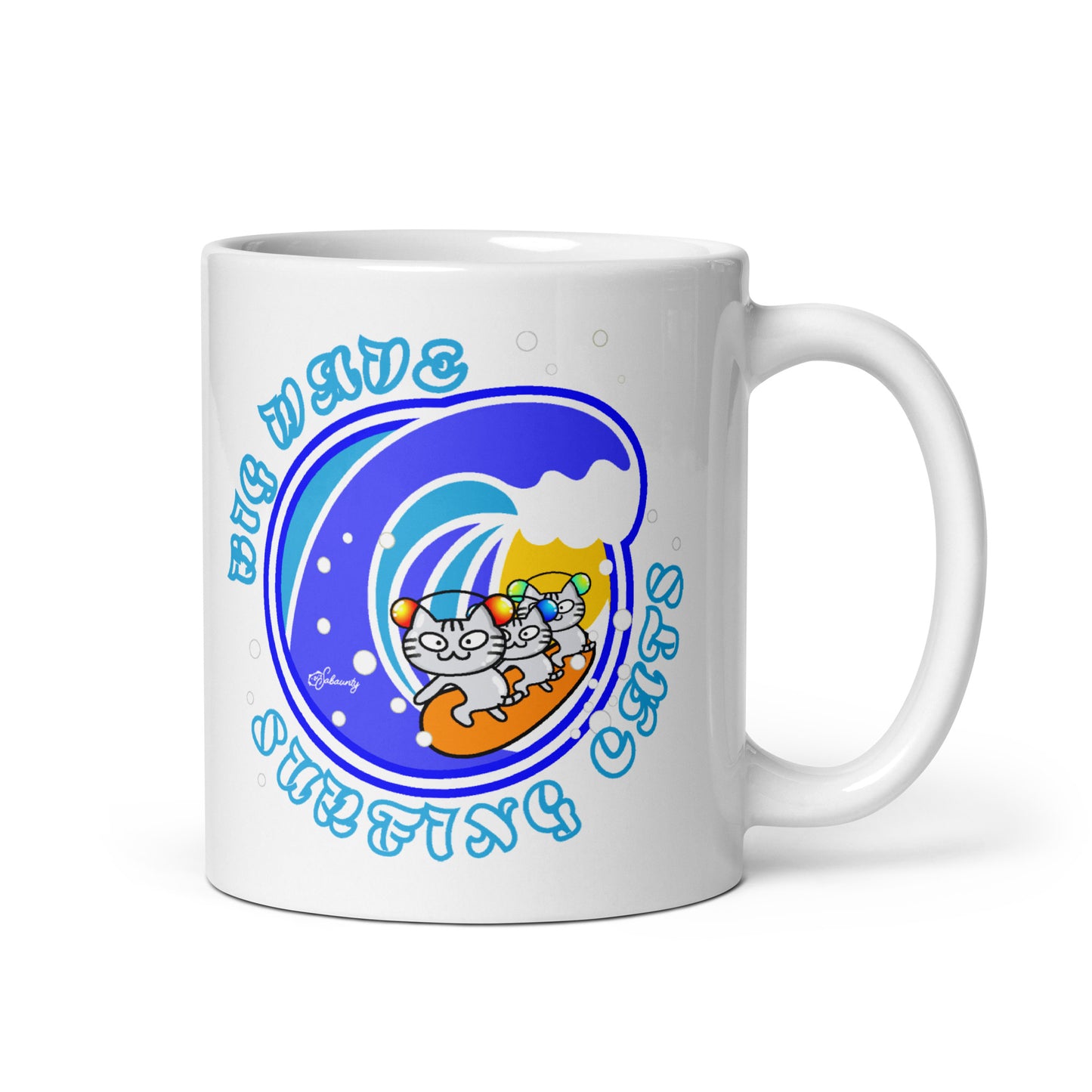 Surf Cat Sabaunty Funny mug