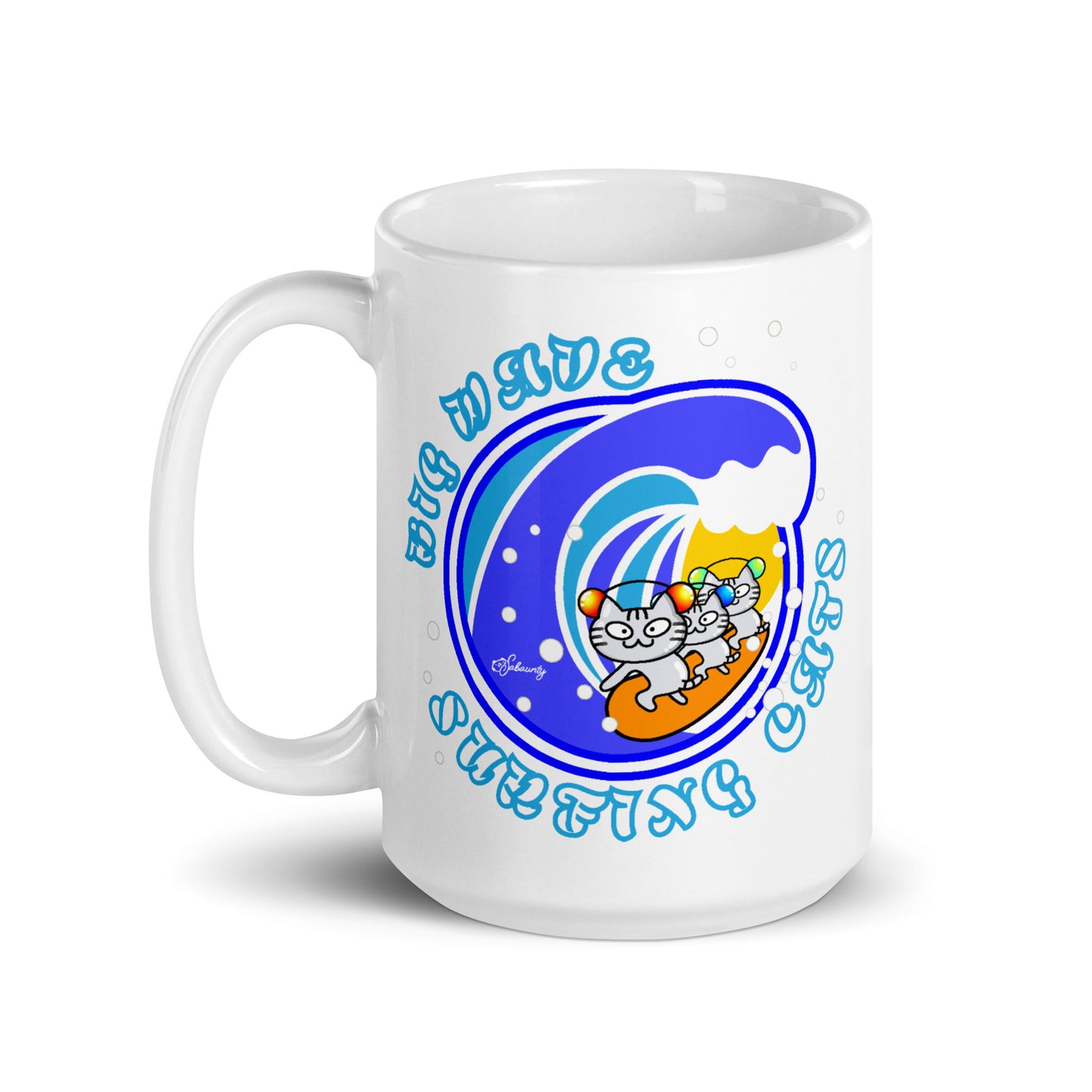 Surf Cat Sabaunty Funny mug