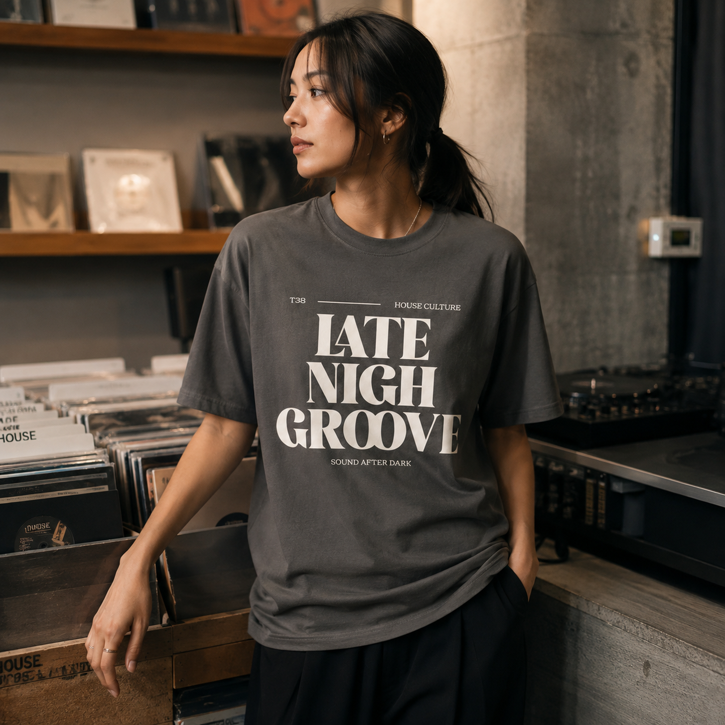T38 Late Night Groove Heavyweight T-Shirt