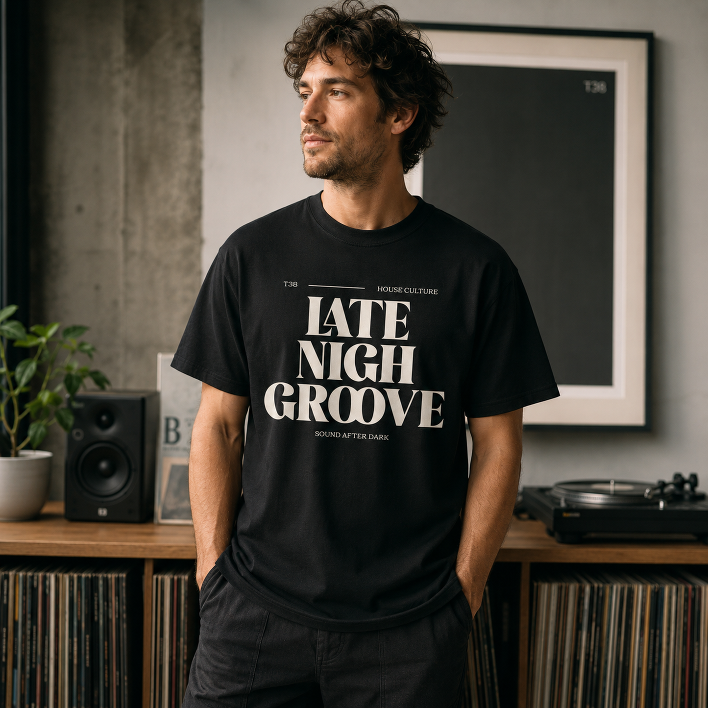 T38 Late Night Groove Heavyweight T-Shirt