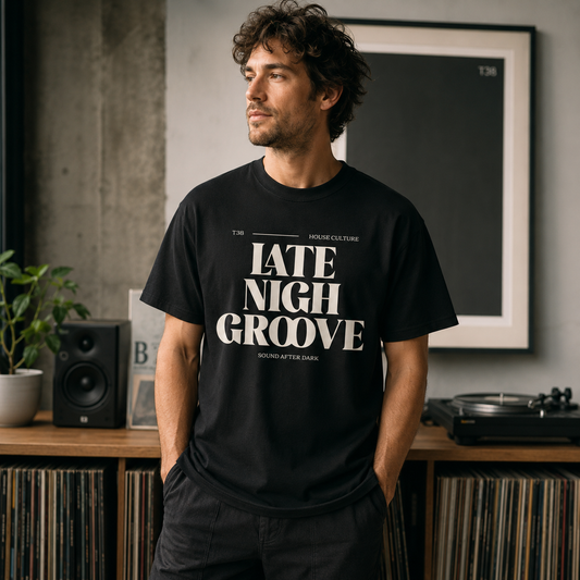 T38 Late Night Groove Heavyweight T-Shirt