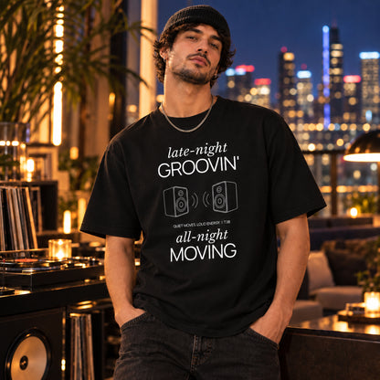 T38 LATE NIGHT GROOVIN' Heavyweight T-Shirt