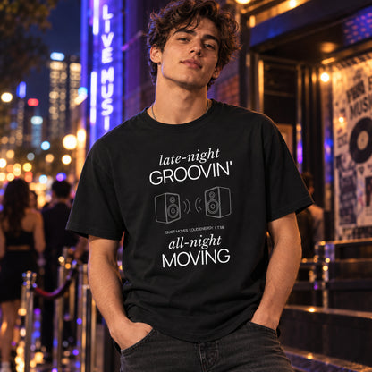 T38 LATE NIGHT GROOVIN' Heavyweight T-Shirt