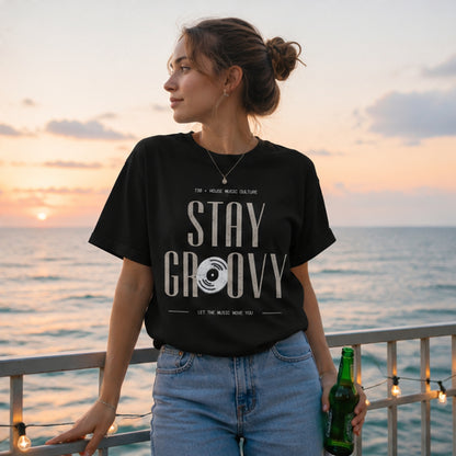 T38 STAY GROOVY Heavyweight T-Shirt