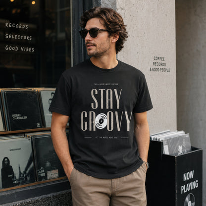 T38 STAY GROOVY Heavyweight T-Shirt