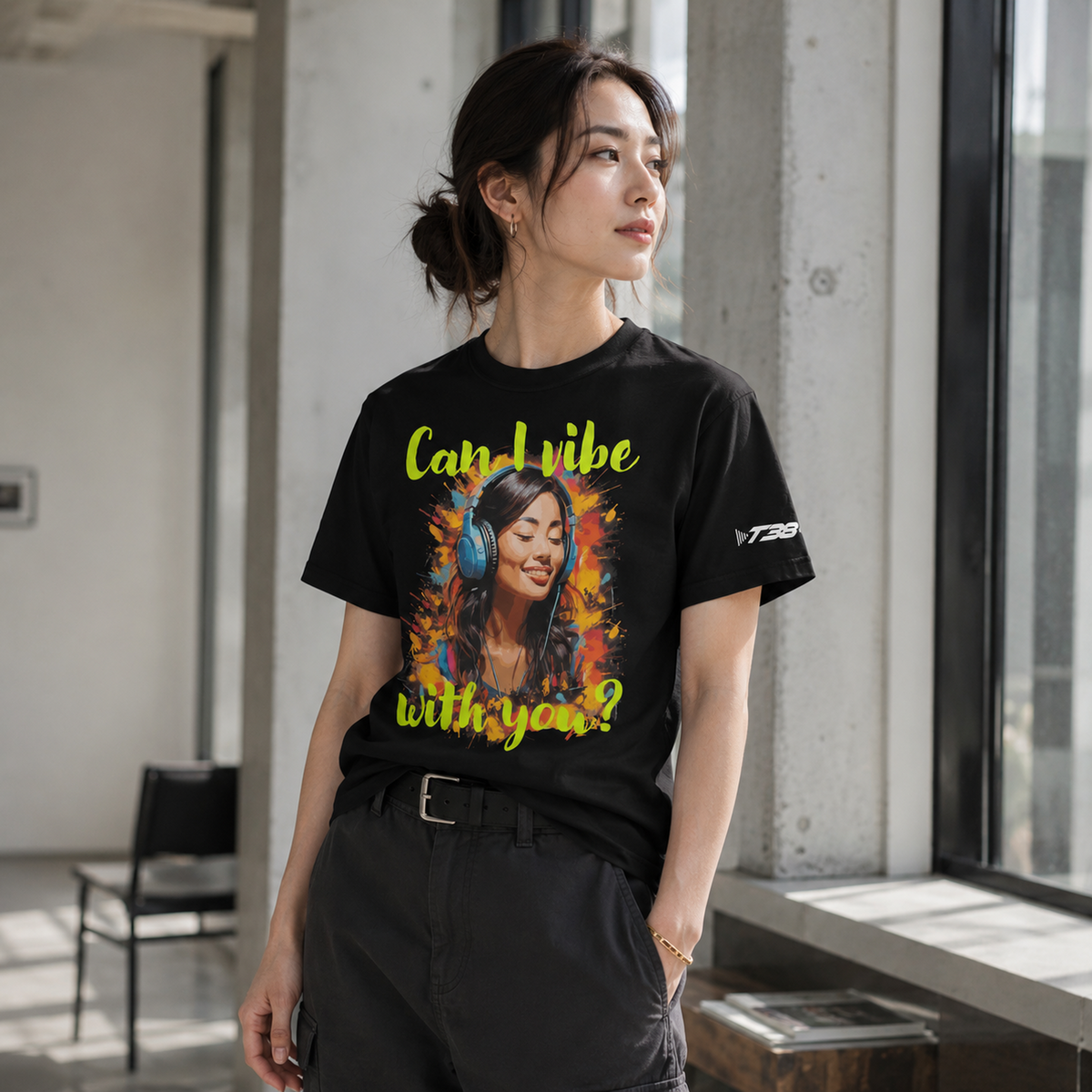 Can I Vibe With You Heavyweight T-Shirt
