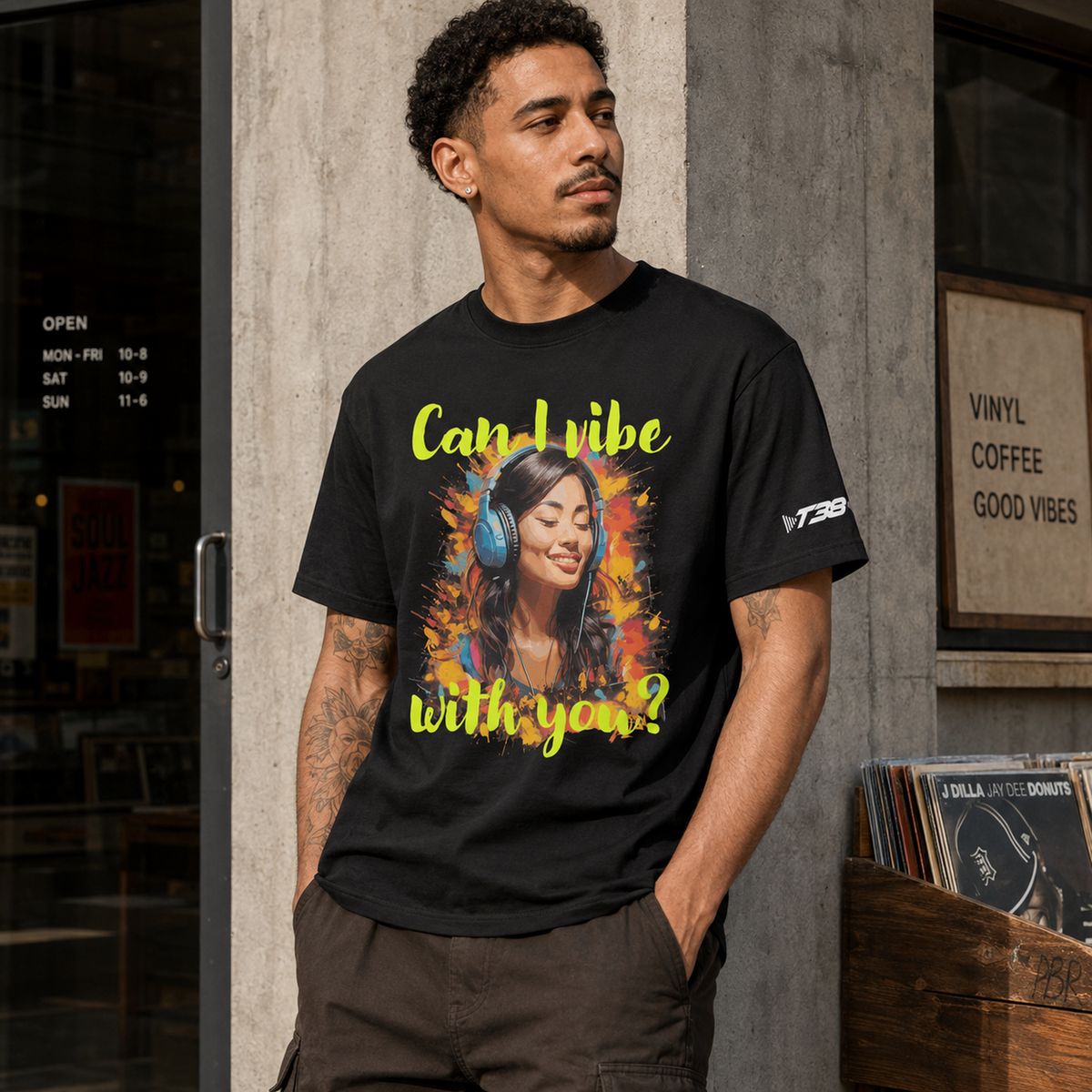 Can I Vibe With You Heavyweight T-Shirt