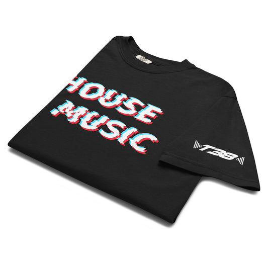 House Music Glitch Heavyweight T-Shirt