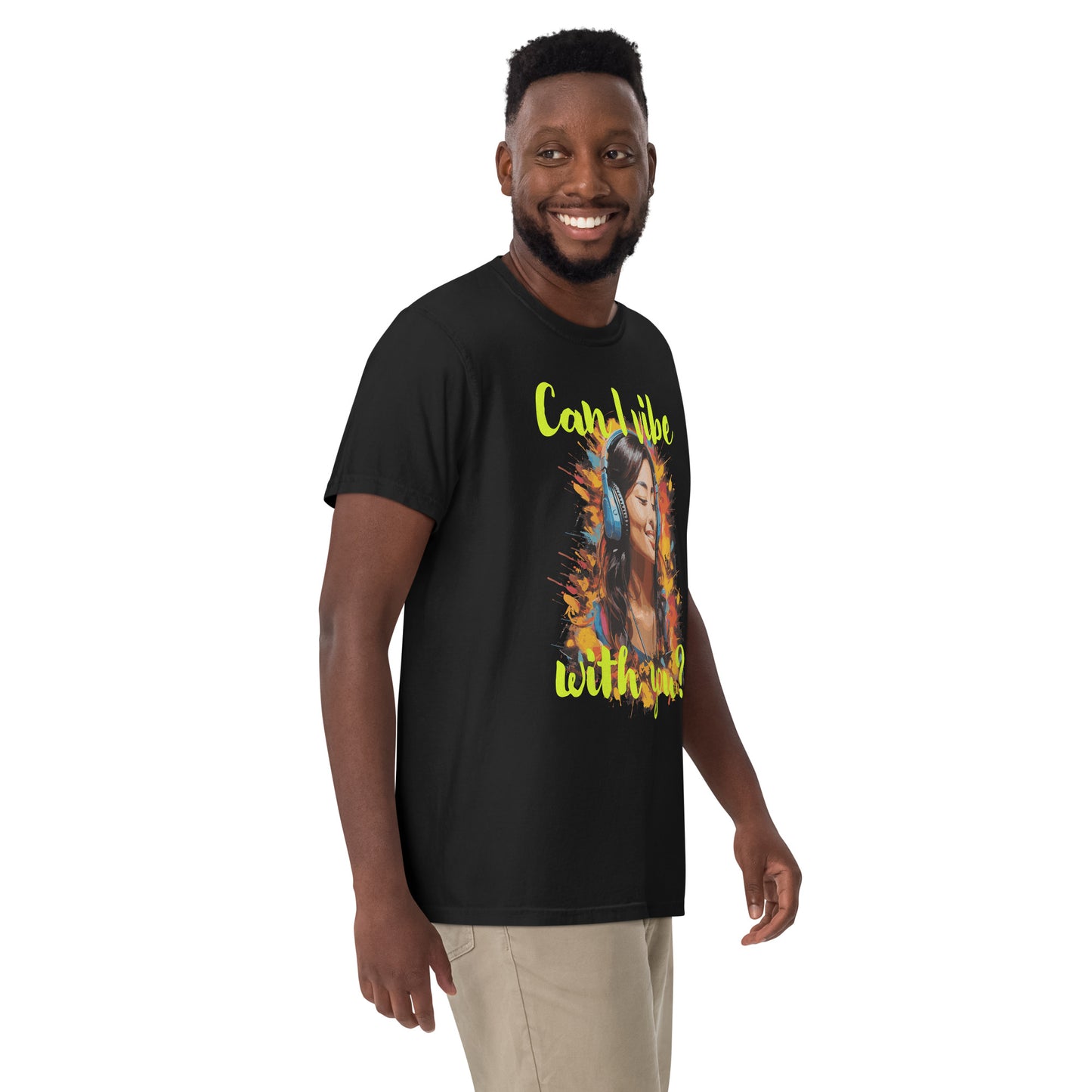 Woman with Headphones Graphic t-shirt