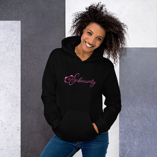 Cat Sabaunty pink logo Unisex Hoodie