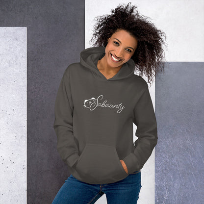 Cat Sabaunty white Logo Unisex Hoodie