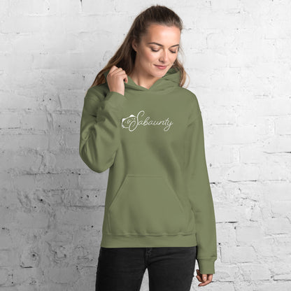 Cat Sabaunty white Logo Unisex Hoodie