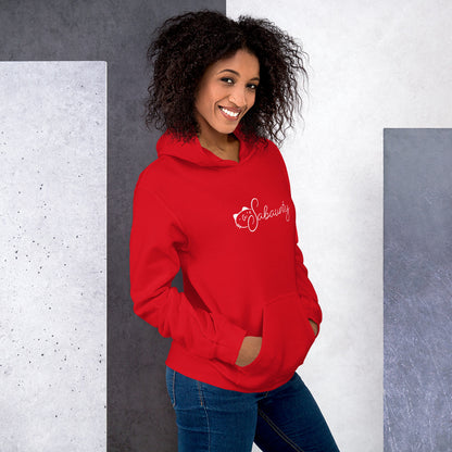 Cat Sabaunty white Logo Unisex Hoodie